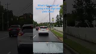 Running stop sign and failing to yield [upl. by Siednarb333]