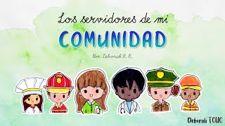 AYUDANTES DE LA COMUNIDAD POLICÍA BOMBERO DOCTOR 👮🏽‍♂️👷‍♀️ Videos escolares para niños  Papumba [upl. by Maitilde]