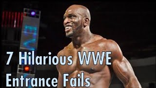 7 Hilarious WWE Entrance Fails [upl. by Elery672]