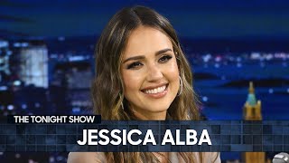 Jessica Alba Talks Empowering Women with Her Trigger Warning Action Movie  The Tonight Show [upl. by Ahilam]