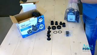 Unboxing AquaForte DM Vario 10000 Teichpumpe [upl. by Pavior]