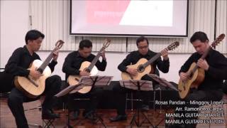 Rosas Pandan performed by the Manila Guitar Quartet [upl. by Hales641]