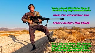 Firing the PGM Précision Hécate II Antimaterial Rifle from Fallout New Vegas [upl. by Dnalloh]