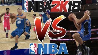 FLASHIEST DUNKS IN NBA HISTORY RECREATED IN NBA 2K18 [upl. by Ettelrahc]