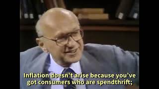 Inflation explained by Nobel Prize Winner  Milton Friedman [upl. by Yrdnal]