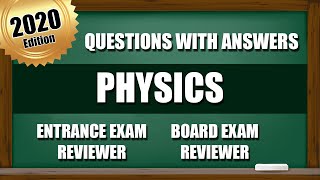 Entrance Exam Reviewer 2020  Common Questions with Answer in Science  Physics  PART 1 [upl. by Fitz]