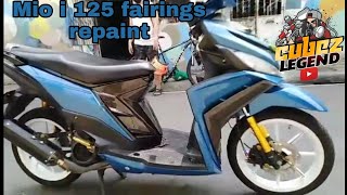 mio i 125 fairings repaint [upl. by Dinnage524]