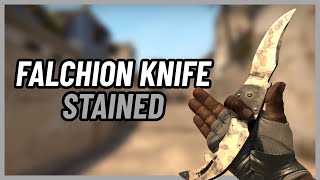 ★ Falchion Knife Stained  CSGO Knife Showcase [upl. by Llerot]