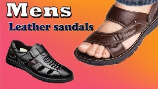 Men’s Leather Sandals – 5 Best Leather Sandal for Men 2019  Rightshoe [upl. by Laehcor]