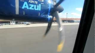 ATR 72600 Azul decolagem de Campinas para Congonhas [upl. by Letsyrc]