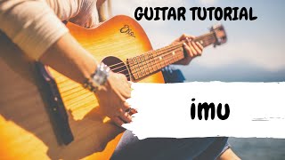 blackbear  imu  Guitar Tutorial [upl. by Estrin]