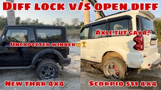 SCORPIO S11 4X4 AND THAR 2020 STRUGGLING IN SAND  S11 BETTER THAN CLASSIC [upl. by Putnam]