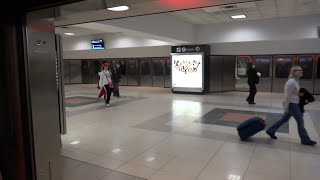 The Plane Train at the Atlanta Airport from Concourse T to Concourse C [upl. by Aniat351]