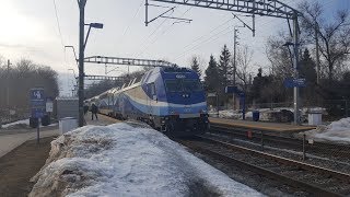 voici tout le trajet du train du RTM de la ligne bleue de DM de lannée 2018 avec la loco bimode [upl. by Avir]