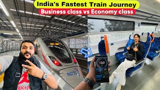 India’s Fastest Rapid Rail Business Class Journey  Ye apne India ka Bullet Train hai  New India [upl. by Onidranreb]