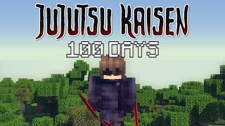 I Played Minecraft Jujutsu Kaisen For 100 DAYS… This Is What Happened [upl. by Solly]