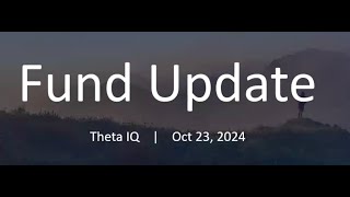 Theta Alpha Fund update call  Historical stock market performance  Oct 23 2024 [upl. by Daraj]