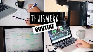 MIJN THUISWERK ROUTINE MET TIPS  PAULIEN TILSTRA [upl. by Diao]