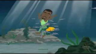 Kanye West  Gay Fish South Park Full Song Version with Lyrics [upl. by Murton325]