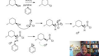 Reaction of alcohols with thionyl chloride [upl. by Ennovy]