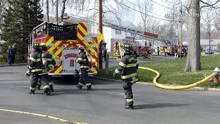 Deadly House Fire at 43 Brookdale Place Cranford [upl. by Maclean]