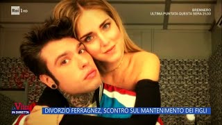 Ex Ferragnez divorzio è scontro per i figli  La Vita in diretta 07102024 [upl. by Ayotahc]