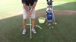 Golfing Tips  How to Hold a Belly Putter [upl. by Ahsatak110]