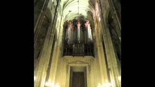 Bach Toccata Adagio and Fugue at St Eustache Paris Thomas Mellan [upl. by Ahsekal]