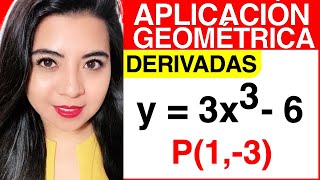 APLICACIÓN GEOMÉTRICA DE LA DERIVADA  Ejercicio 1 [upl. by Blynn905]