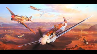 Classic Duels  Curtiss P40 Warhawk vs Messerschmitt Bf 109 [upl. by Nonnahsed]