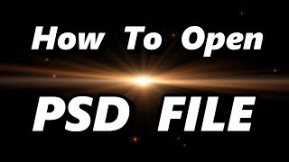 ▶️ How To Open A PSD File Using Windows And Convert PSD Files To JPEG 📢 [upl. by Alul]