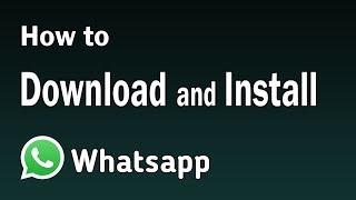 How To Download and Install Whatsapp  Whatsapp mobile download 2019 [upl. by Cormier302]