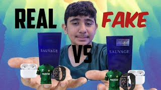 Original vs fake comparison viralvideo savage airpods [upl. by Linoel428]