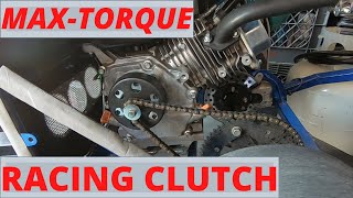 Maxtorque racing clutch install  10 tooth  Predator 212 [upl. by Eirhtug]