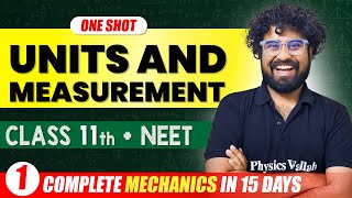 UNITS AND MEASUREMENT  Complete Chapter in One Video  ConceptsPYQs  Class 11 NEET [upl. by Veronique]