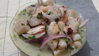 Ceviche mixto con leche de tigre [upl. by Maram377]