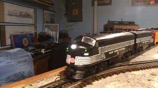 MTH Premier New York Central F3 Fast Freight [upl. by Aramoiz]