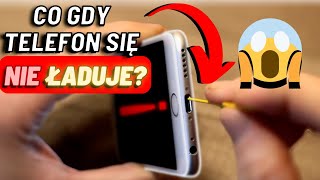 Co zrobić gdy telefon NIE CHCE się Ładować lub ładuje się WOLNO [upl. by Annaid]