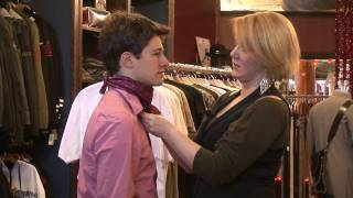 Mens Fashion Tips  How to Tie a Neckerchief [upl. by Nnaitsirk]