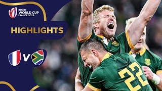 Springboks break French hearts  France v South Africa  Rugby World Cup 2023 Highlights [upl. by Otreblif]