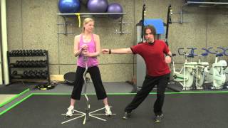 techlife How to do a frontal plane lunge [upl. by Aizatsana]