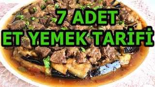 7 ADET ET YEMEK TARİFİ [upl. by Dorrehs]