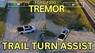 Fords F150 Trail Turn Assist Demo on Ford 150 Tremor [upl. by Orofselet]