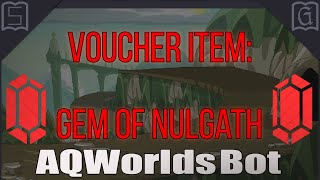 AQW Grimoire and Cetera  Gem of Nulgath Bot  Using Voucher item Quest [upl. by Muriah]