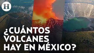 ¡No solo es el Popocatépetl Estos son los volcanes activos y dormidos que hay en México [upl. by Afatsom872]