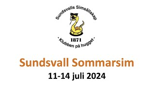 Sundsvall Sommarsim 2024  Pass 3 [upl. by Oirogerg]