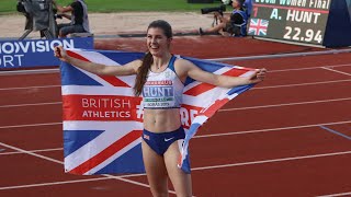 200m Women Final European U20 Championships Borås SWE 2019 [upl. by Fairlie712]