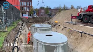 Uitgebreide installatie van regenwaterputten Compleet van A tot Z  Deel 1 [upl. by Amuwkuhc]