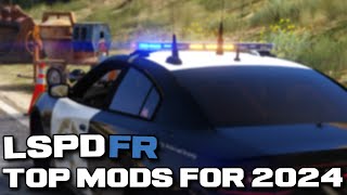 Top Plugins and Mods for 2024 GTA5 LSPDFR [upl. by Ehtnax]