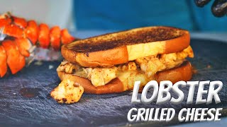 Lobster Grilled Cheese  ASMR  Griddle Cooking [upl. by Scarito]